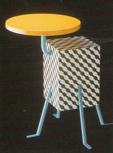 Michele De Lucchi, Table Kristall, Menphis, Milan, 1981.